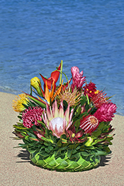 Anuenue Basket Arrangement