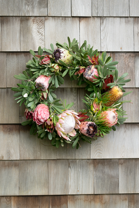 Full Protea Grapevine Wreath